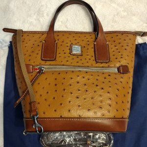 Dooney & Bourke Ostrich Small Convertible Tote
